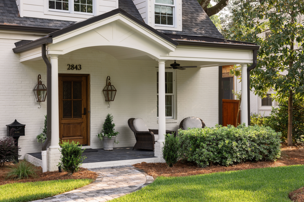 cozy front porch decor