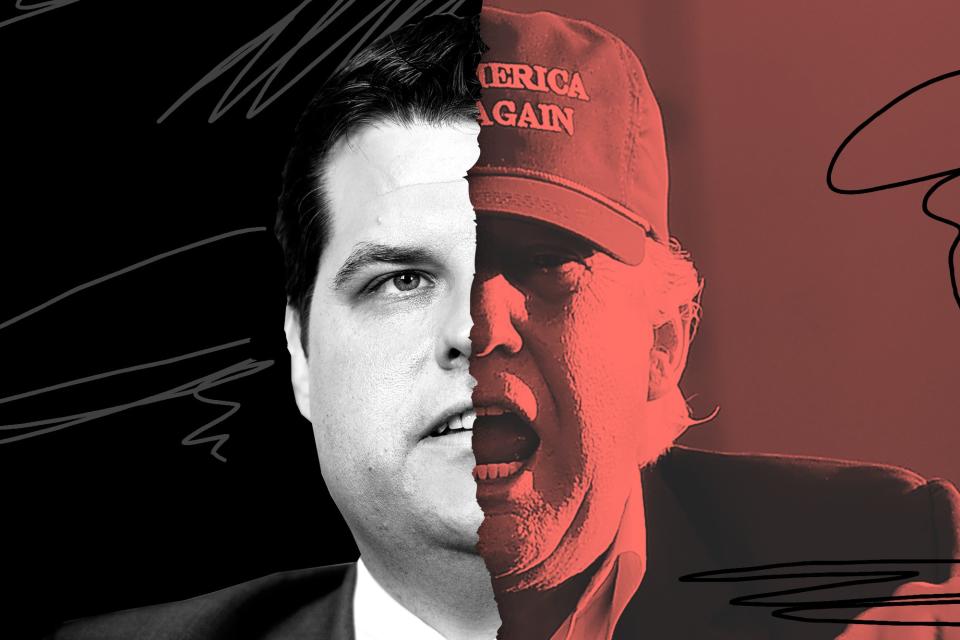 Matt Gaetz is a 35-year-old freshmen Congressman pursuing a risky new gameplan for getting ahead in Washington: Be just like Trump. He's courting controversy, becoming a fixture on FOX, and proving that the only real sin in politics these days is being boring. Has the rookie lawmaker found himself a shortcut to the top—or doomed himself from the start?