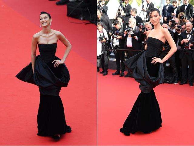 Bella Hadid takes Cannes in vintage Versace