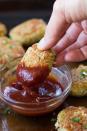 <p>This better-for-you version of chicken nuggets is made from protein-heavy chickpeas and artichokes and is pan-fried for a crispy crust.</p><p><strong><a rel="nofollow noopener" href="https://www.connoisseurusveg.com/vegan-chicken-nuggets/" target="_blank" data-ylk="slk:Get the recipe at Connoisseurus Veg.;elm:context_link;itc:0;sec:content-canvas" class="link ">Get the recipe at Connoisseurus Veg.</a></strong></p>
