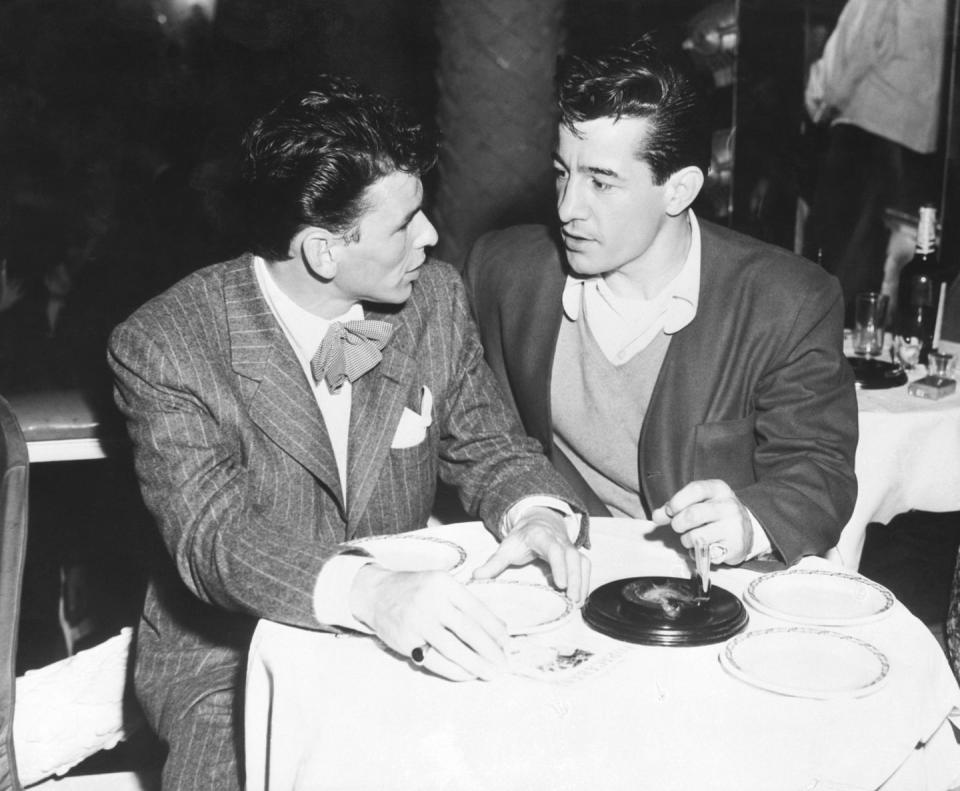 frank sinatra at club wrocky graziano