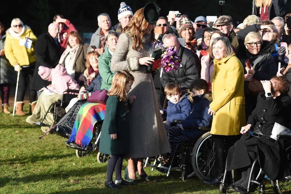 Several of the well-wishers brought gifts for the children. 