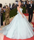 <p>… in Zac Posen auf der Met Gala. So schon ein Hingucker, aber sein wahres Geheimnis verriet das Kleid erst … (Bild: WENN) </p>