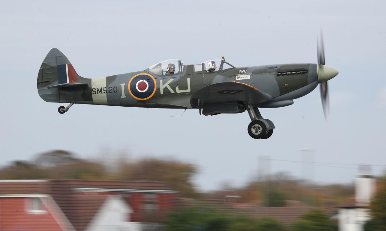 <span>The RAF said it had instigated a pause in flying for the Battle of Britain Memorial Flight. </span><span>Photograph: Andrew Matthews/PA</span>