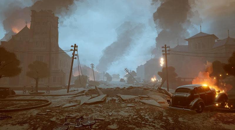 《台北大空襲》電玩將登上Steam，「空襲關卡」是重要的遊戲要素。（迷走工作坊提供）
