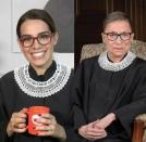 <p>La experta en moda rindió homenaje a la recién fallecida jueza Ruth Bader Ginsburg, que fuera pionera en la defensa de los derechos de la mujer. ¡Bravo!</p>