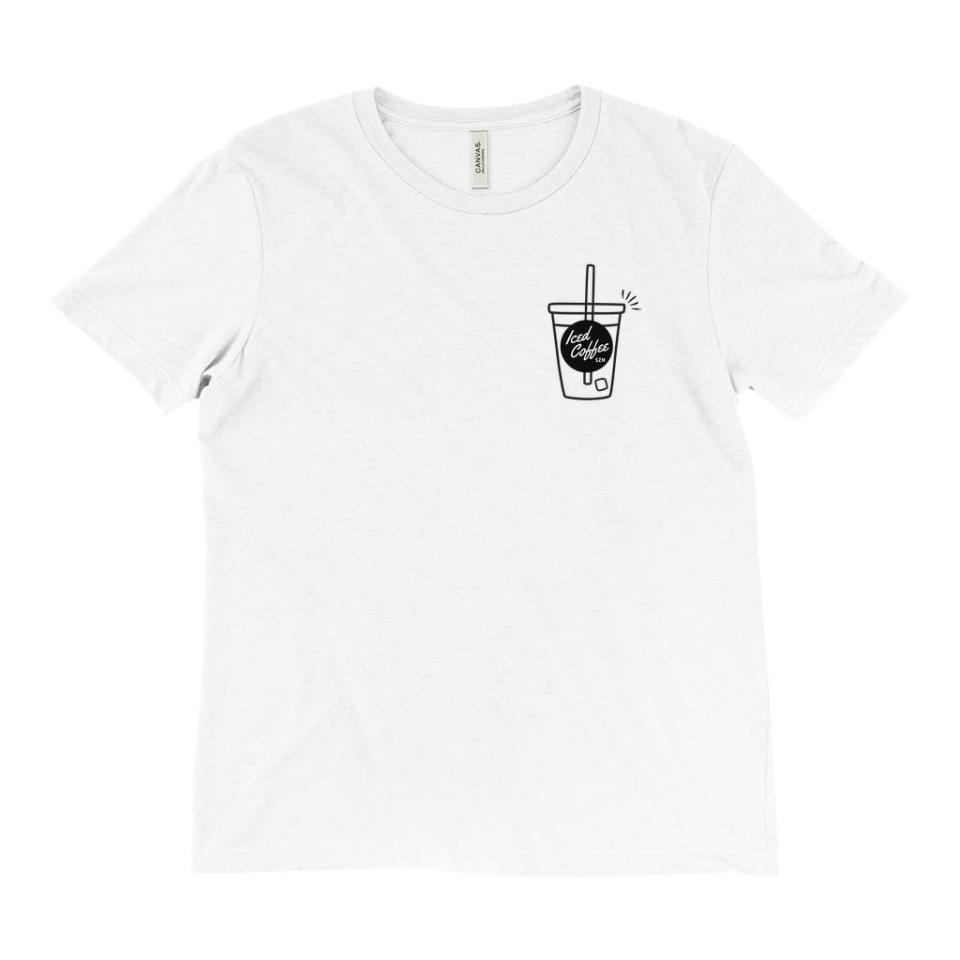 <p><a href="https://store.delish.com/iced-coffee-szn-t-shirt.html" rel="nofollow noopener" target="_blank" data-ylk="slk:Shop Now;elm:context_link;itc:0;sec:content-canvas" class="link ">Shop Now</a></p><p>Iced Coffee T-Shirt </p><p>delish.com</p><p>$25.00</p><span class="copyright">Delish</span>