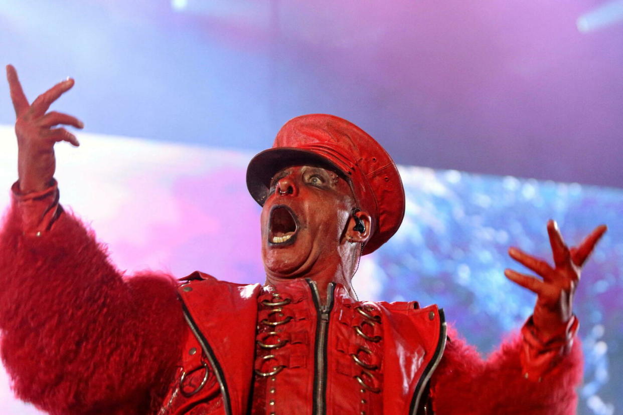 Le groupe allemand Rammstein est capable de remplir le Stade de France.  - Credit:EYEPIX / NurPhoto / NurPhoto via AFP