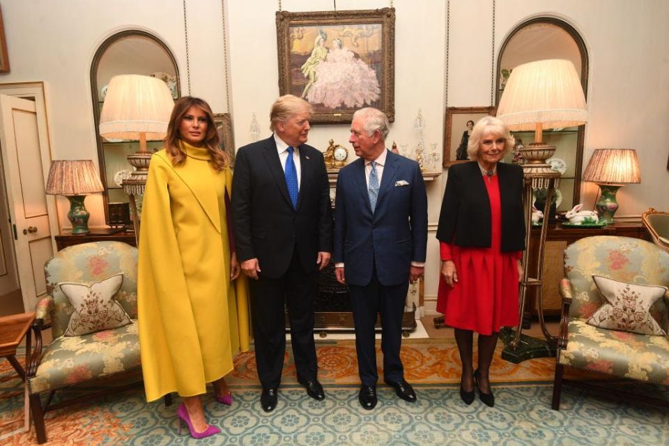 Prince Charles and Camilla host Donald Trump and Melania Trump at Clarence House