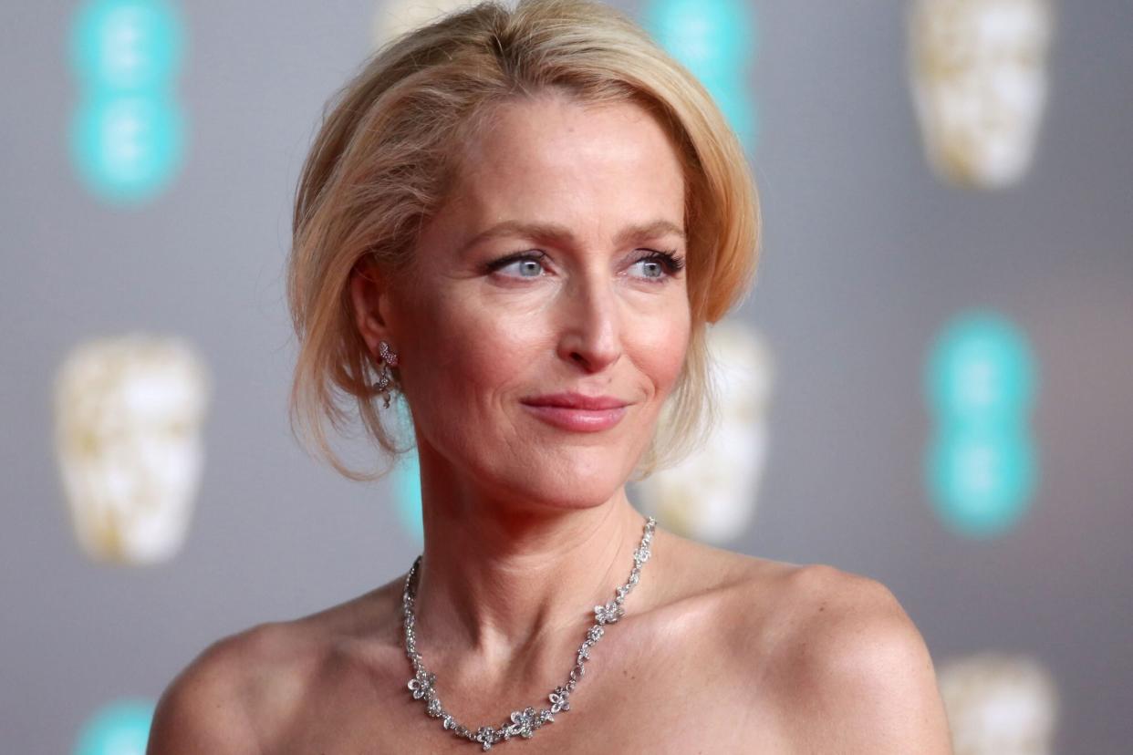 Gillian Anderson Uses This Moisturizer to Keep From 'Drying Up'