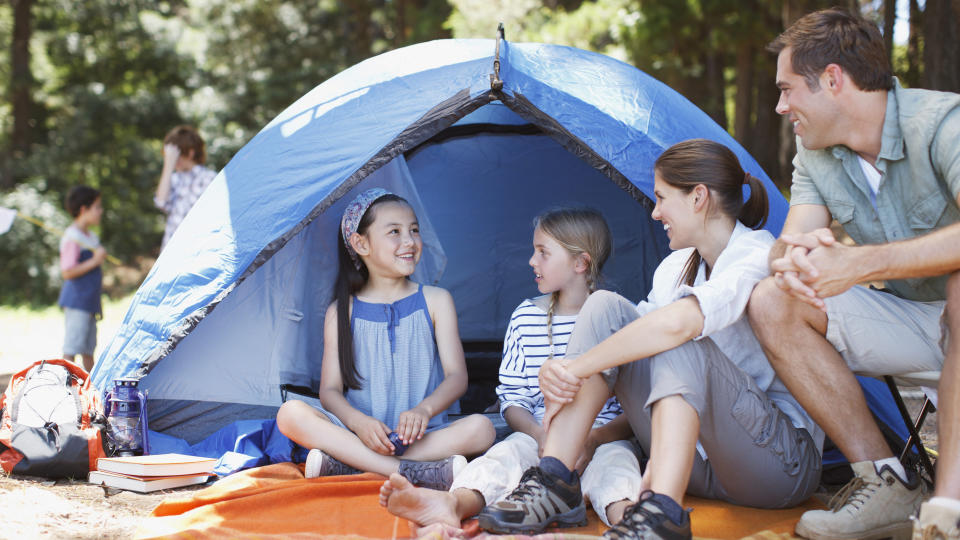 best 4-person tents: family camp