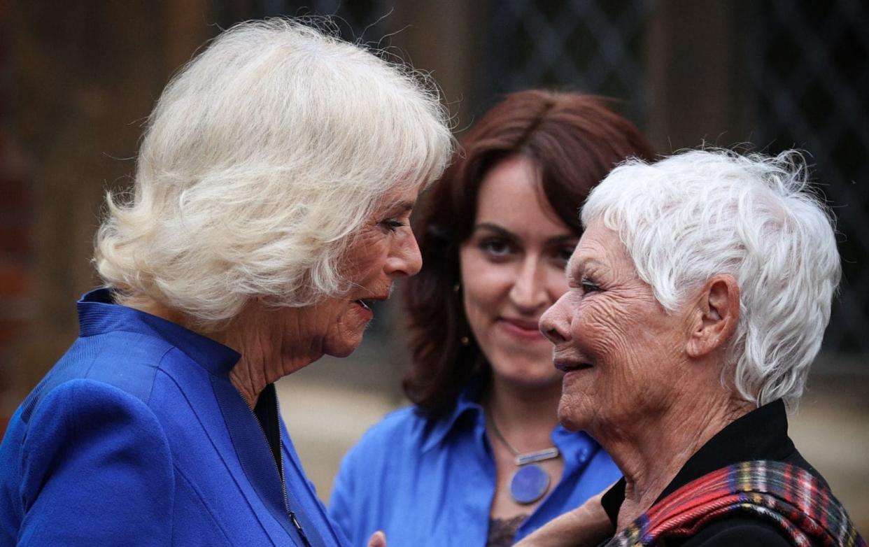 The festival culminated in a sold-out event with Dame Judi Dench - ADRIAN DENNIS/AFP