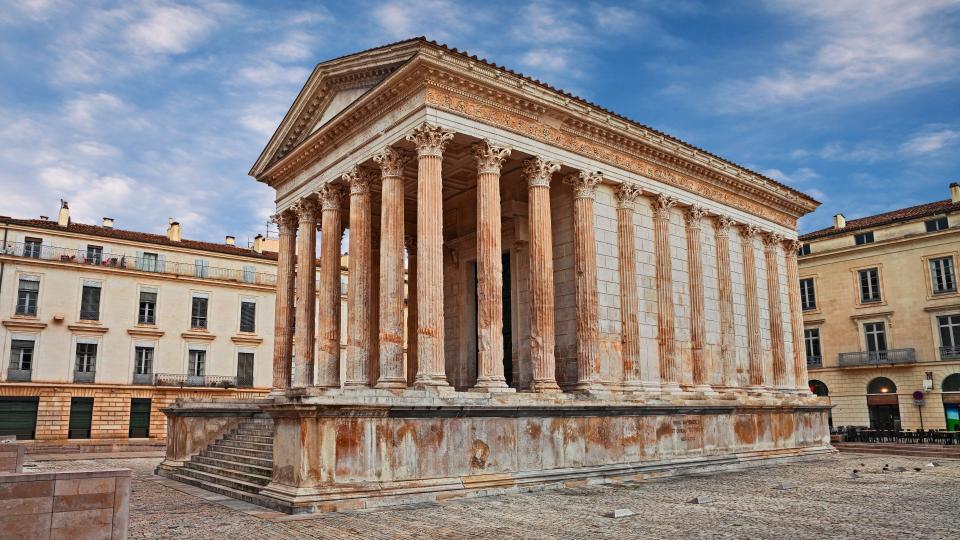 Maison Carrée (which translates as 