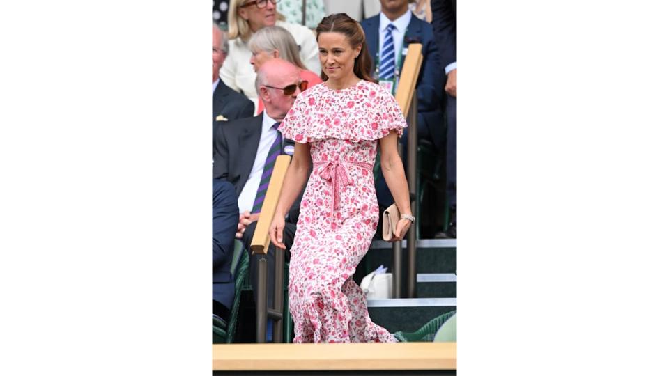 Pippa Middleton court-side of Centre Court