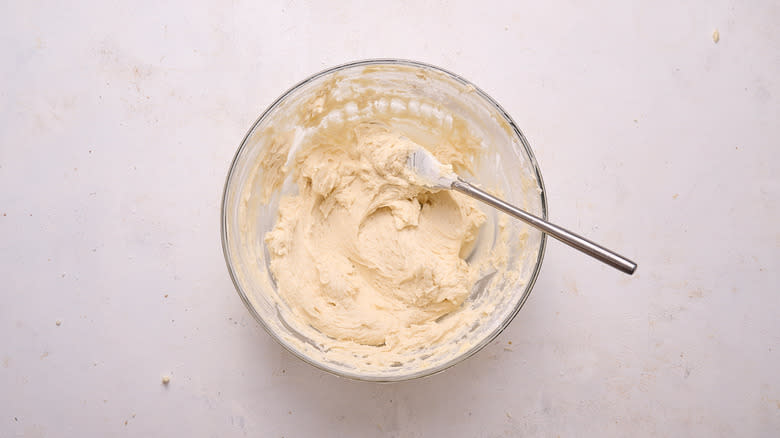 buttercream in a bowl