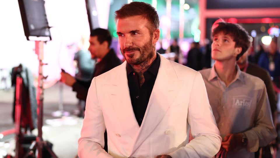 David Beckham was one of the stars in attendance. - Jakub Porzycki/NurPhoto/Getty Images