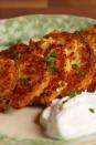 <p>Step up those leftover spuds.</p><p>Get the recipe from <a href="https://www.delish.com/cooking/recipe-ideas/recipes/a50238/loaded-fried-mashed-potatoes-recipe/" rel="nofollow noopener" target="_blank" data-ylk="slk:Delish;elm:context_link;itc:0;sec:content-canvas" class="link ">Delish</a>. </p>