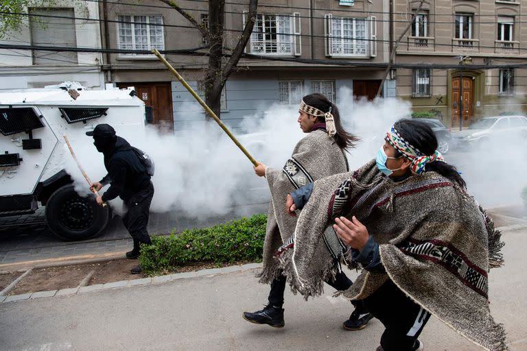 Protesta mapuche en Chile