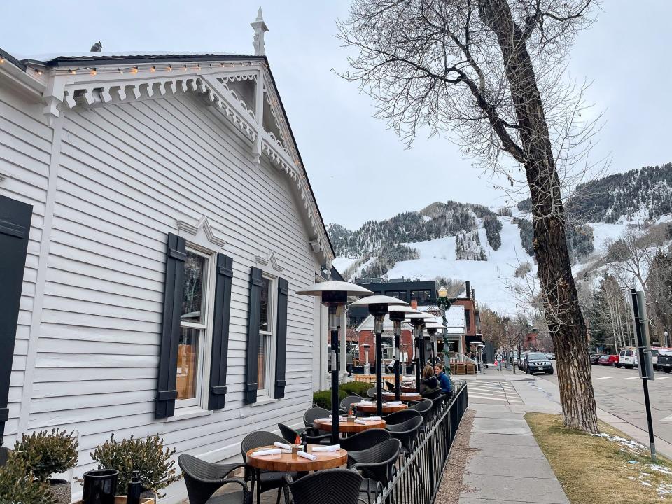 The White House Tavern in Aspen, Colorado.