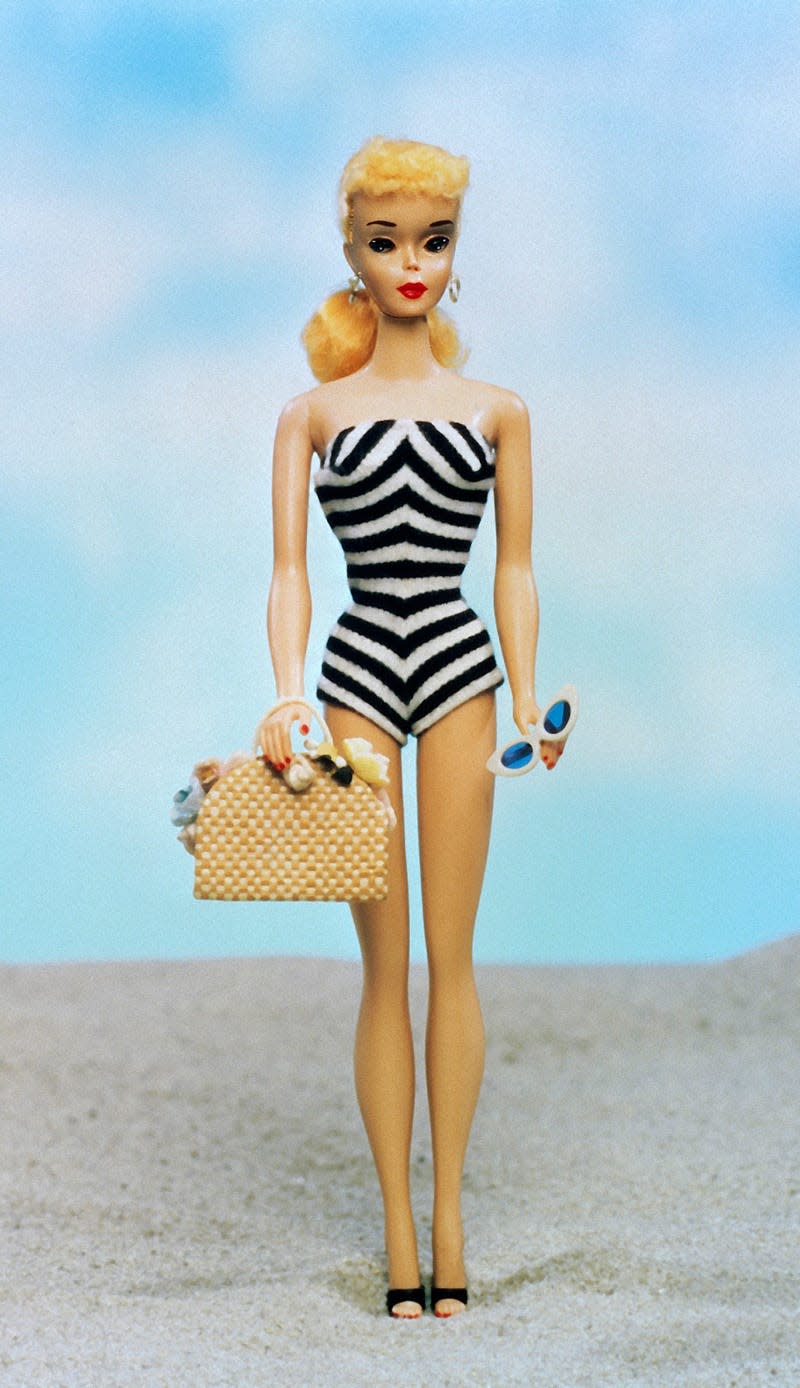 A 1959 photo of the original Barbie doll. (AP Photo/ho)