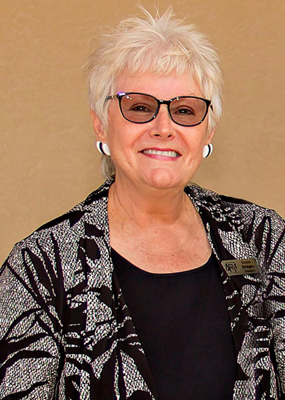 Susan Bridges has been president and CEO of Center for the Arts Bonita Springs since May 1999. She just retired after more than 23 years at the helm.