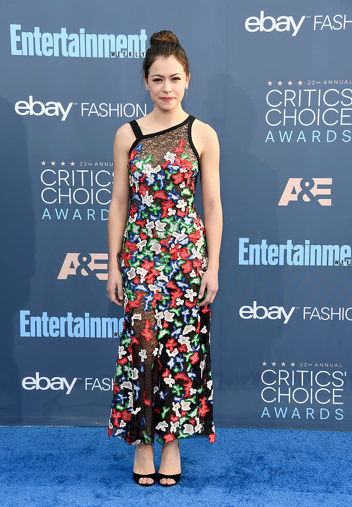 Tatiana Maslany in Hugo Boss