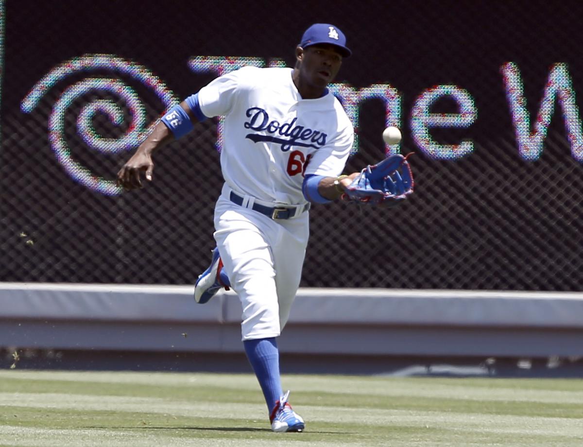 Yasiel Puig with the OKC Dodgers