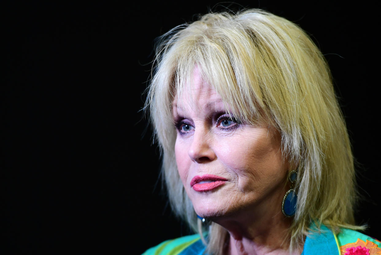 Joanna Lumley joins the Radio Times Hall of Fame during the BFI and Radio Times Television Festival at the BFI Southbank, London. (Photo by Ian West/PA Images via Getty Images)