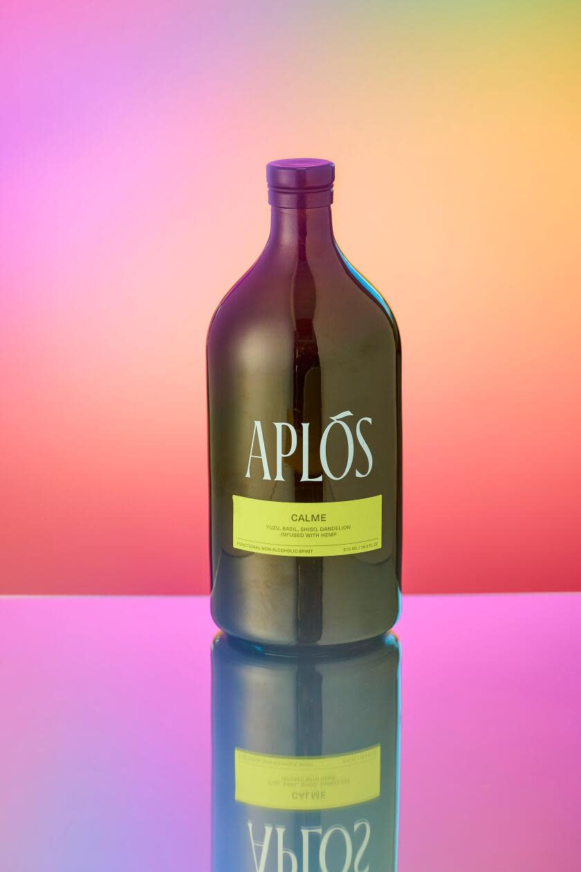 Aplos Arise, a non-alcoholic spirit infused with adaptogens.