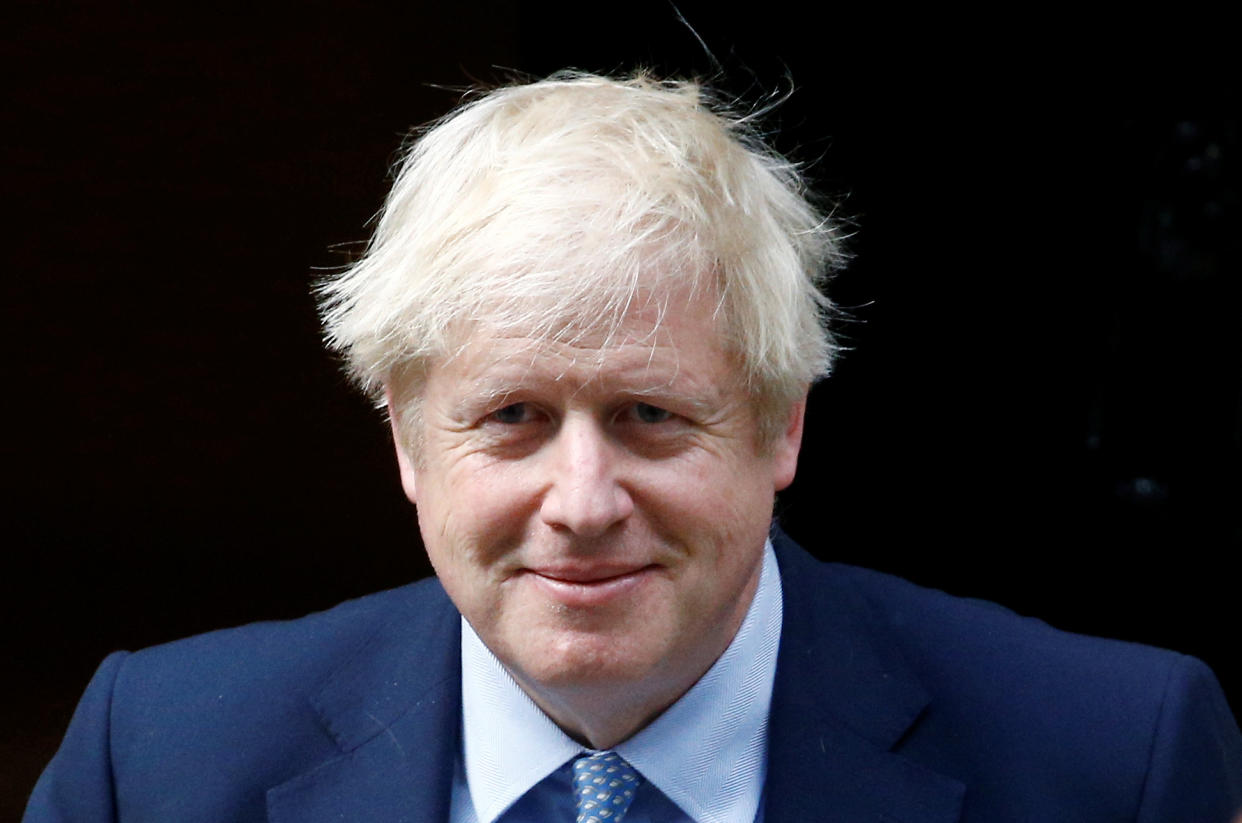 Britain's Prime Minister Boris Johnson leaves Downing Street in London, Britain, September 25, 2019. REUTERS/Henry Nicholls