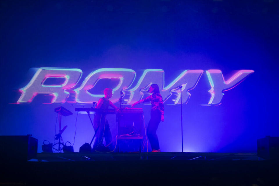 Romy at Glastonbury 2024 (Picture: Aaron Parsons Photography)