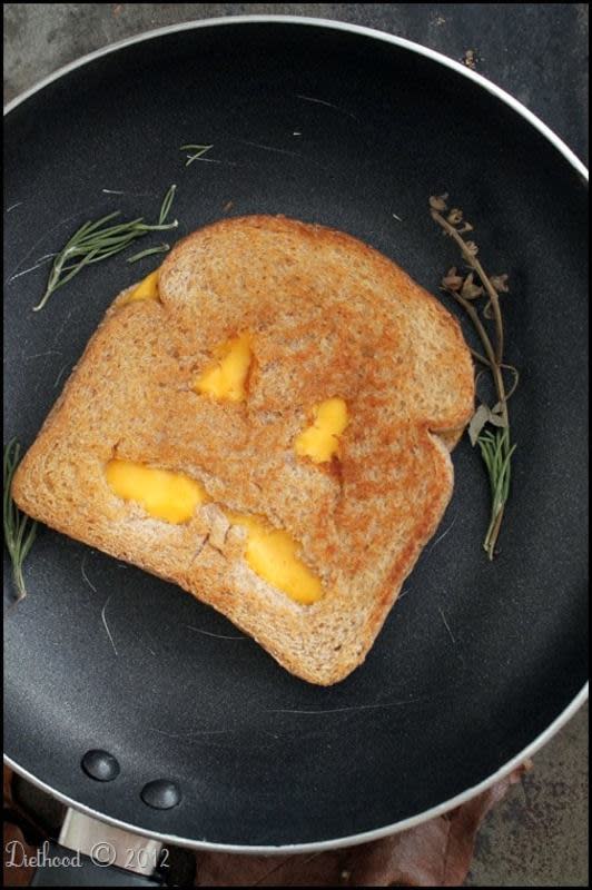 <p>Diethood</p><p>These jack-o'-lantern grilled cheese sandwiches are not only tasty, they make a fun Halloween snack!</p><p><strong>Get the recipe: <a href="https://diethood.com/jack-o-lantern-grilled-cheese-sandwiches/" rel="nofollow noopener" target="_blank" data-ylk="slk:Jack-O'-Lantern Grilled Cheese Sandwiches;elm:context_link;itc:0;sec:content-canvas" class="link rapid-noclick-resp"><em>Jack-O'-Lantern Grilled Cheese Sandwiches</em></a></strong></p>