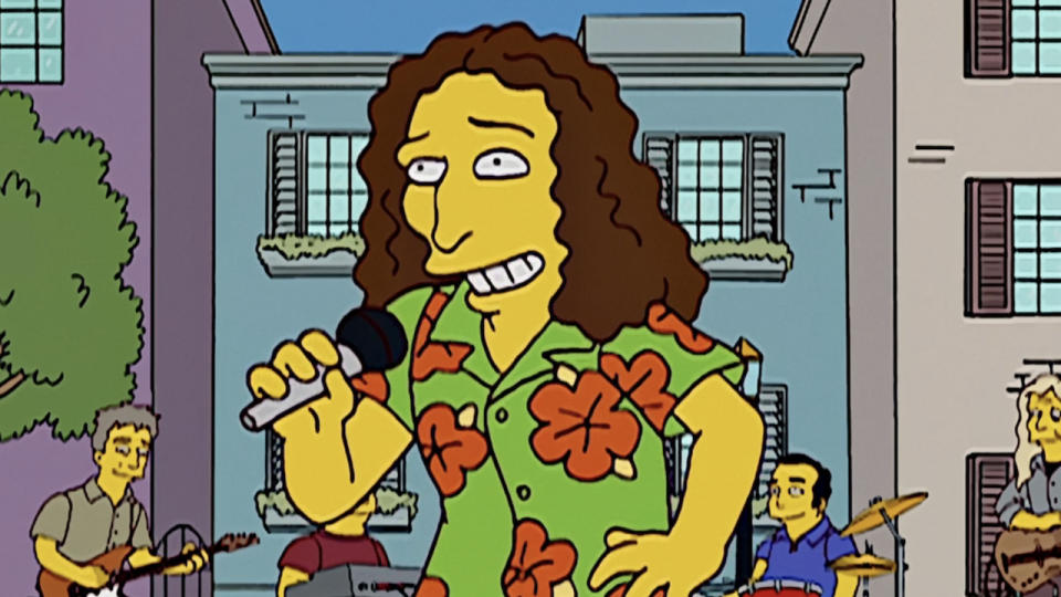 Weird Al Yankovic on The Simpsons