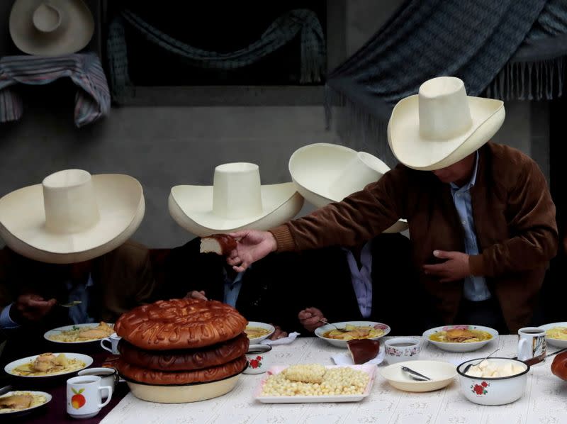 FILE PHOTO: Peruvians vote to elect president