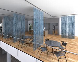 Infusions™ Resilient Partitions are easily cleanable translucent wall partitions that can transform existing shared spaces into protected and segmented zones.