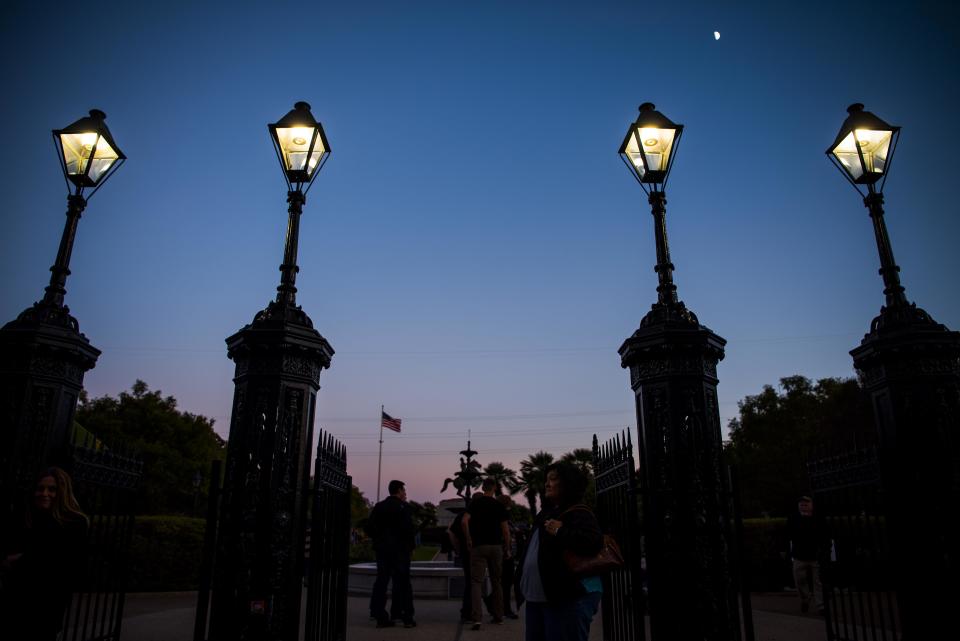 There's always music playing in Jackson Square in New Orleans.