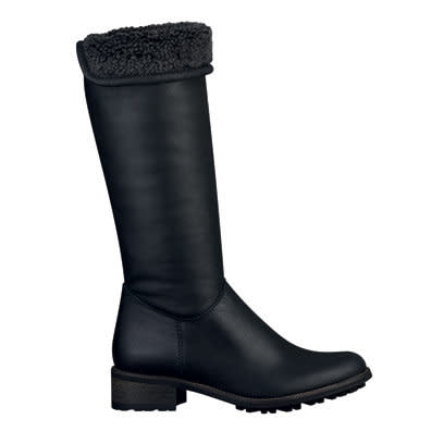 Duo sheepskin black boots