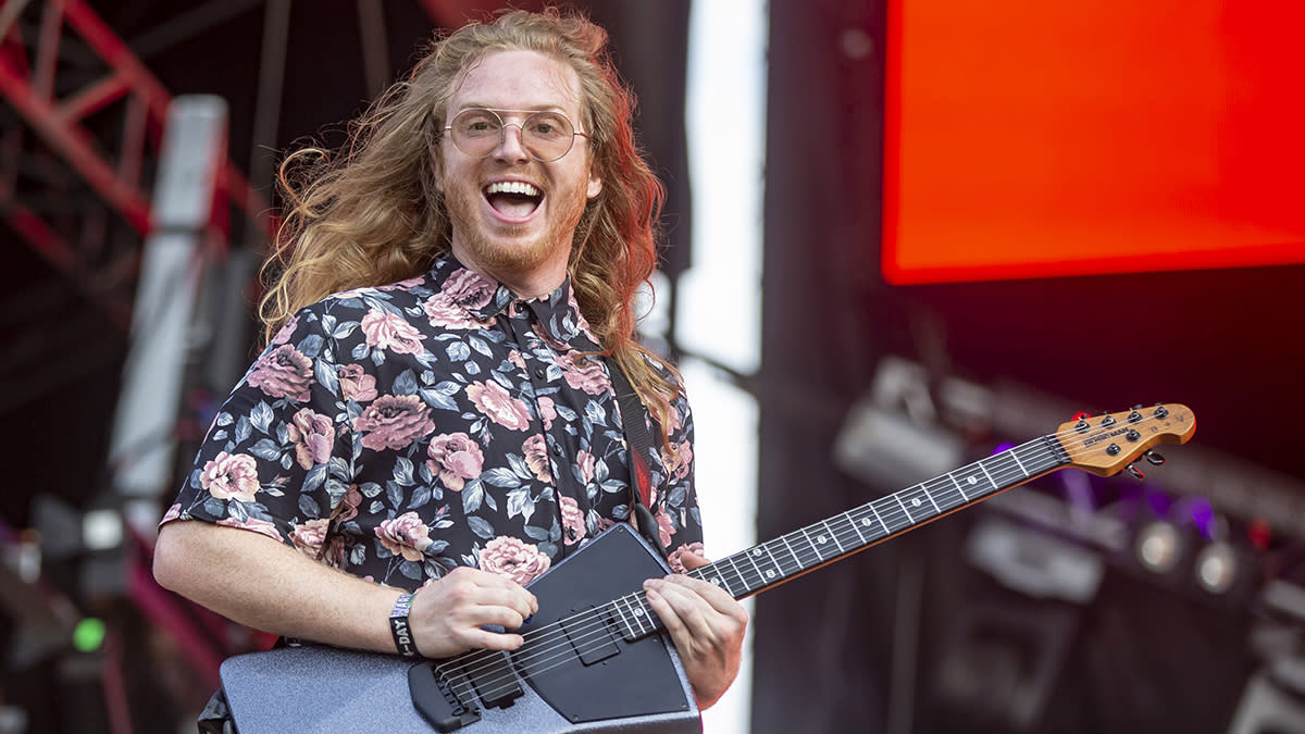  Trev Lukather peforms with What So Not on day four of Lollapalooza at Grant Park . 