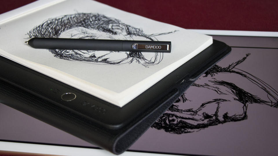 Best smart pens: Wacom Bamboo Smartpad Folio A5 digital pen