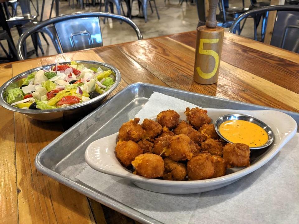 The Italian Stallion salad and Nashville Hot Fried Cheese are new additions to the menu at The Old Bakery Beer Company in Alton.