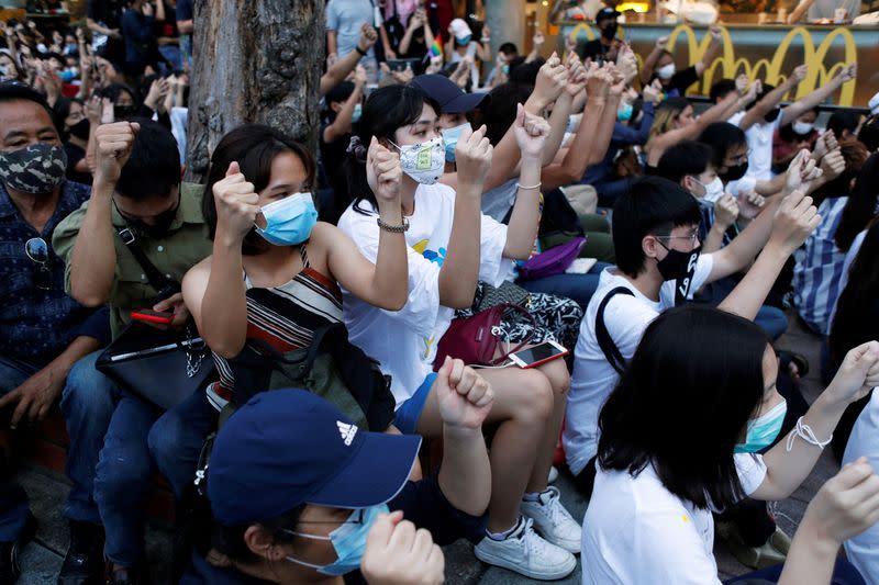 Pro-democracy protest in Bangkok