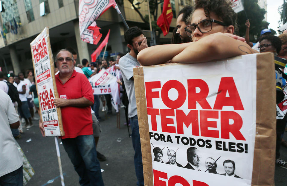 Brazil pension reform protests