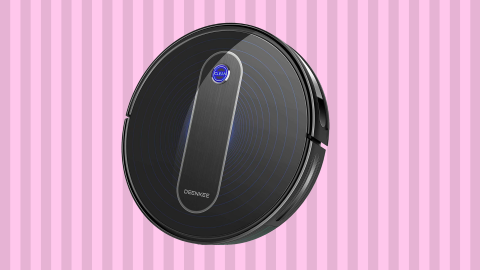 Save more than 47 percent on the Deenkee Robot Vacuum Cleaner. (Photo: Amazon)