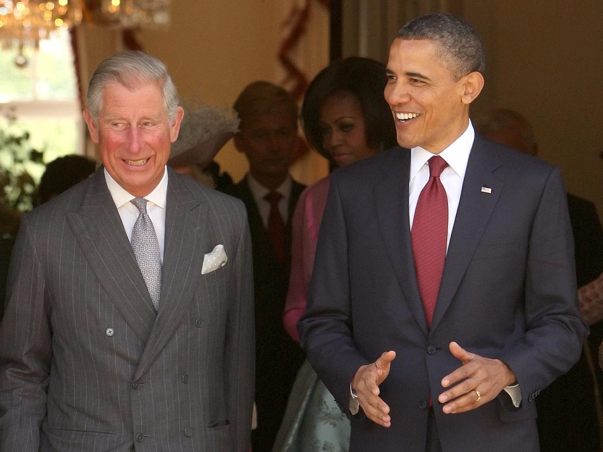 Prince Charles and Barack Obama