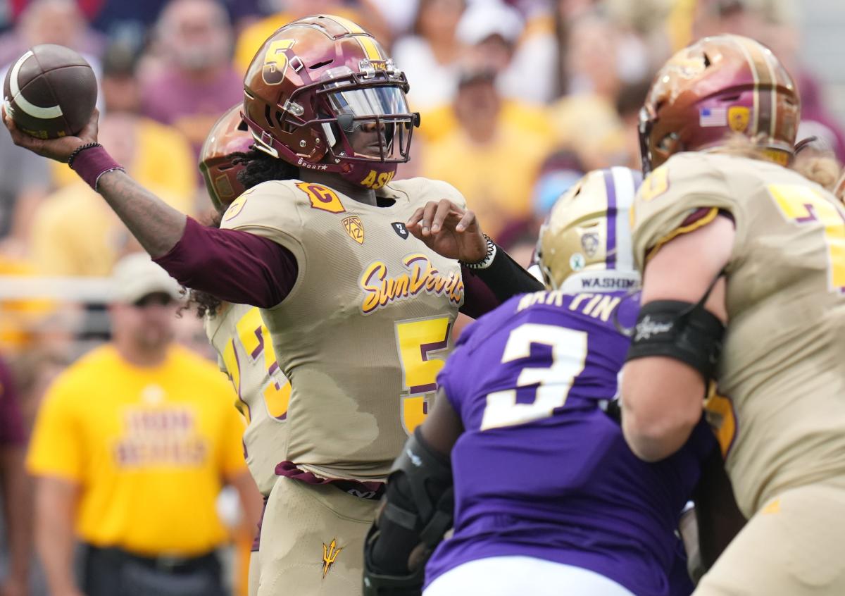 Asu Quarterback Emory Jones Cleared To Resume Play Expected To Be Starter 6554