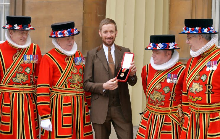 <p>Wiggins’ efforts in 2012 lead him to be knighted in the 2013 New Years Honours list and he also won the BBC’s Sports Personality of the Year award. That year also saw him crowned the Velo d’Or for being the world’s best cyclist that year.</p>