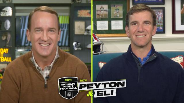 Eli, Peyton announce 2023-24 ManningCast schedule while teasing third  co-host [VIDEO] - DraftKings Network