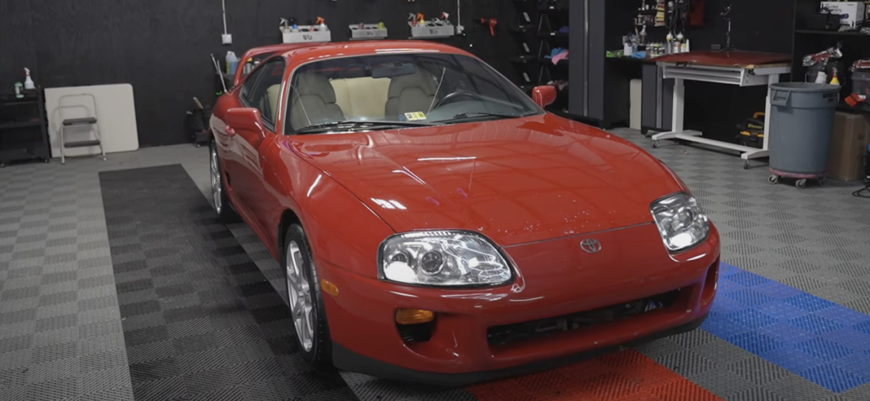 1995 toyota supra turbo detailed by wd detailing