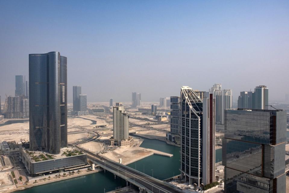 Office buildings in the Abu Dhabi Global Market (ADGM) in Abu Dhabi, United Arab Emirates, on Friday, Sept. 15, 2023. 