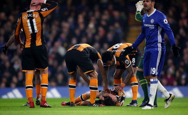 Ryan Mason was forced to retire after suffering a fractured skull while playing for Hull in 2017 